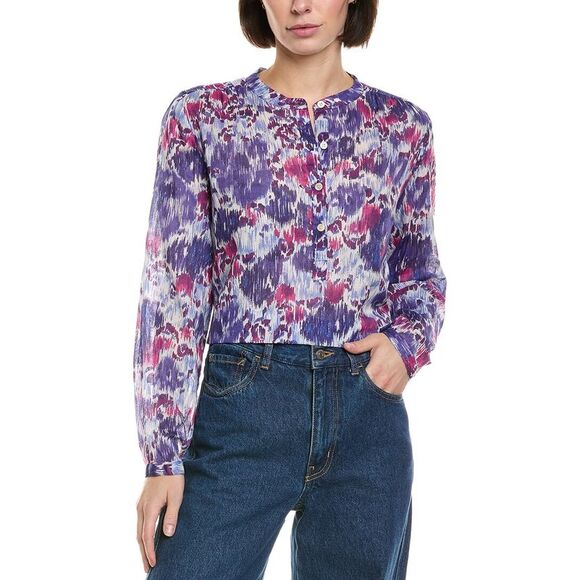 Isabel Marant Étoile Tops - Isabel Marant Étoile Womens Isabel Marant Etoile Maria Top, Blue